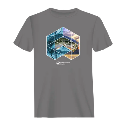 Fishing Geometry Man T-Shirt